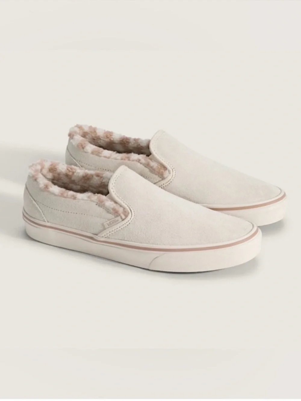 Vans Classic Slip-On Shoe Turtle Dove White Women 8.5 US